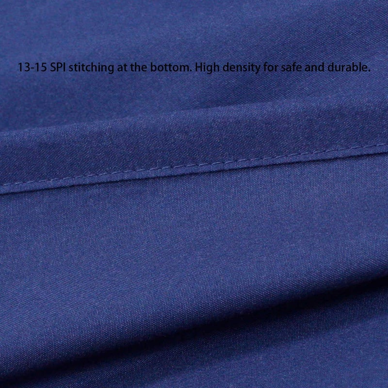 CaSaJa 3-Pack Fitted Crib Sheets Set for Baby Boys, Extra Soft Breathable 9" Deep Mattress Sheet for Standard Toddler Bed 28x52, Cozy Washable Microfiber Nursery Sheets, 2 Navy Blue/1 Charcoal Gray - Image 4